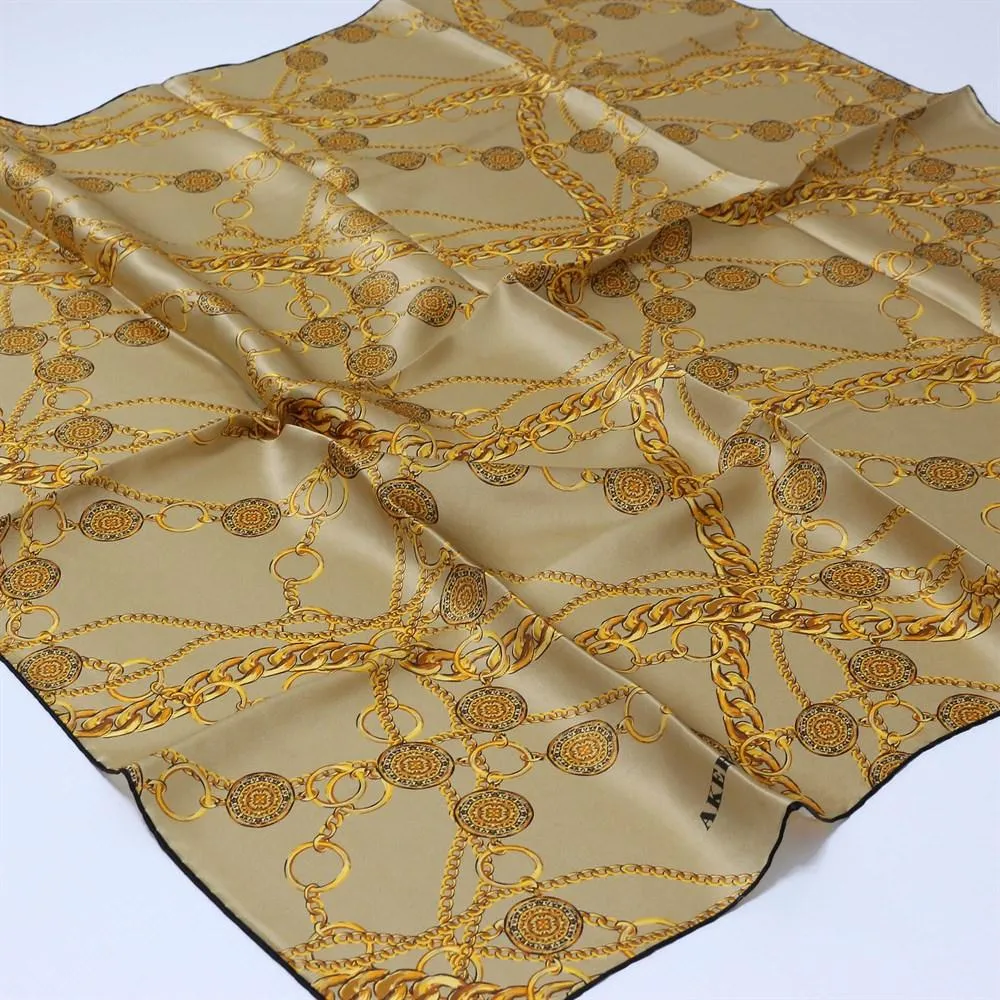 Aker Glamorous Silk Twill Scarf No. 13