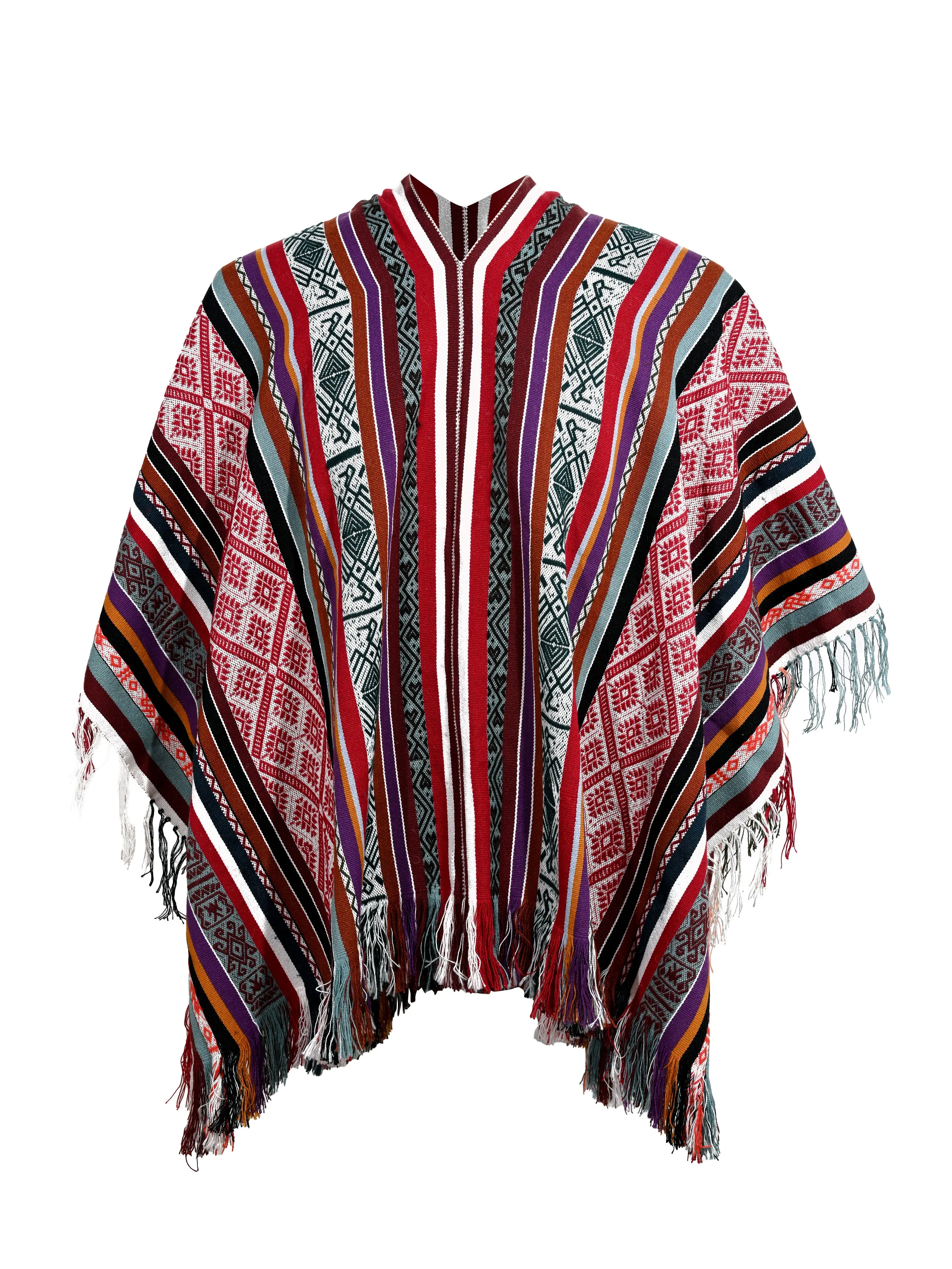 Alpaca Acrylic Blend Poncho