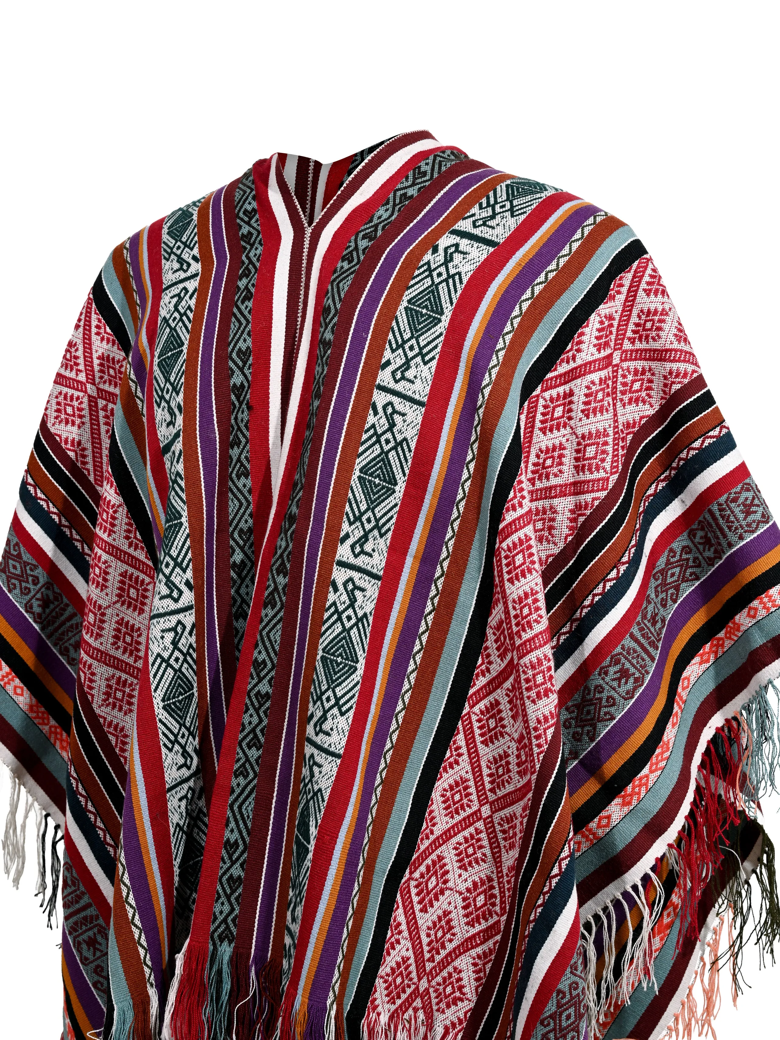 Alpaca Acrylic Blend Poncho