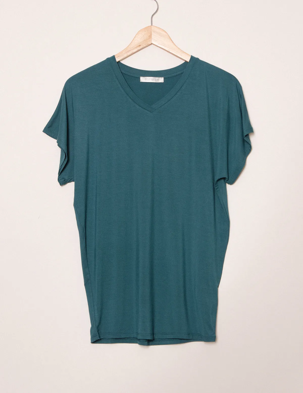 Bamboo Dolman Tunic - Teal