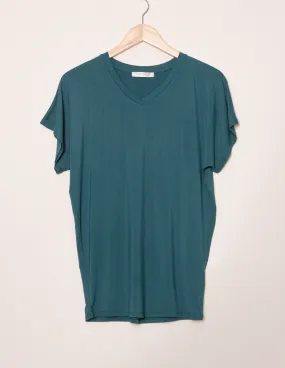 Bamboo Dolman Tunic - Teal
