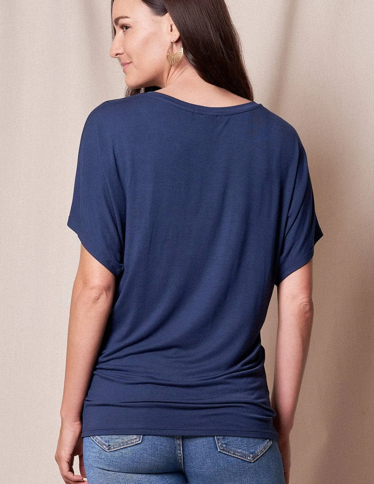Bamboo Dolman Tunic - Teal