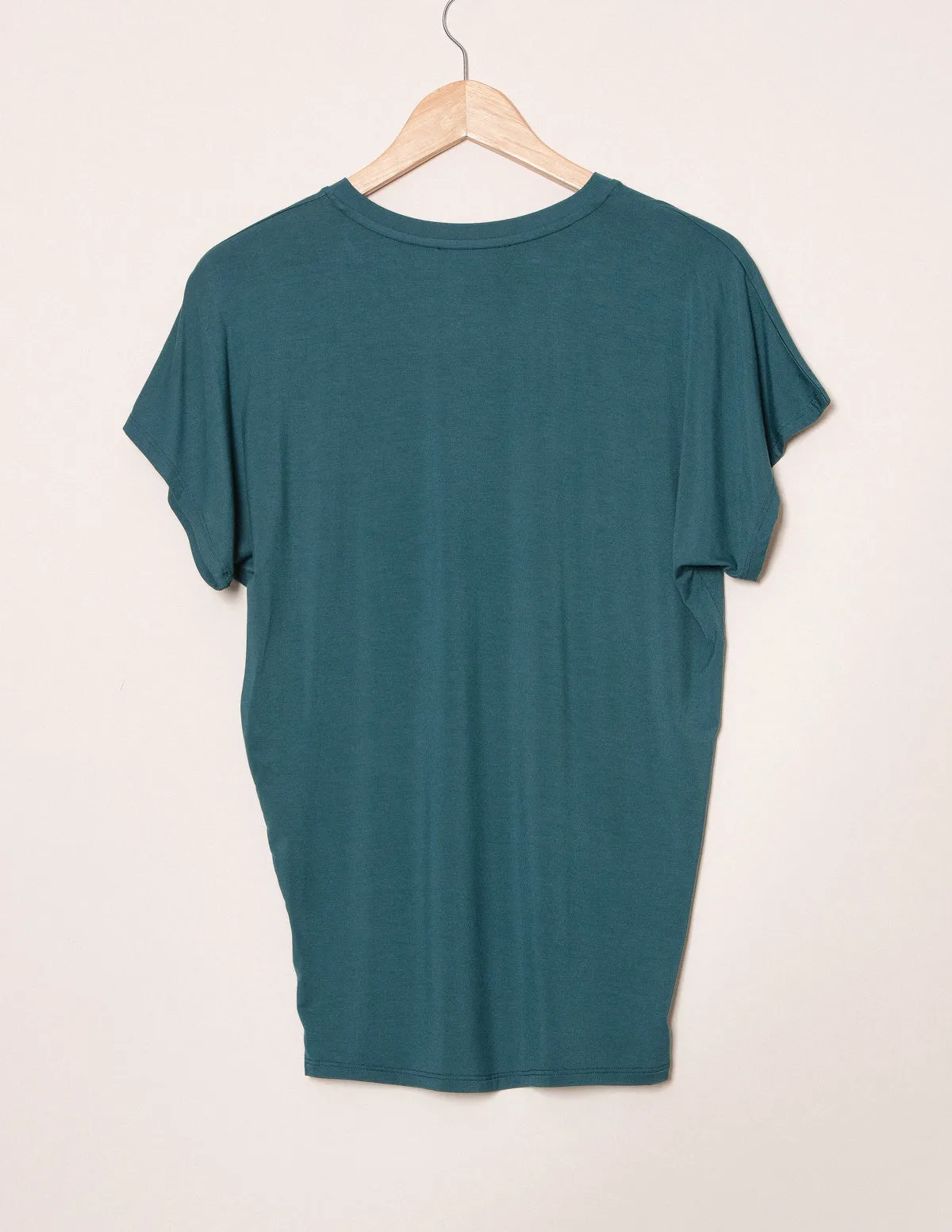 Bamboo Dolman Tunic - Teal
