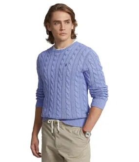 Cable-Knit Cotton Sweater