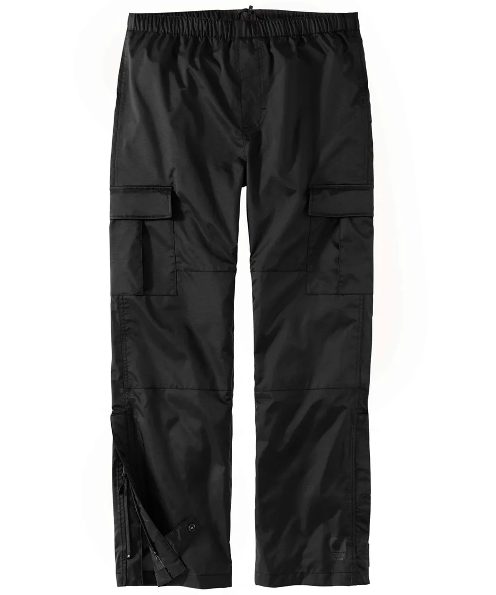 Carhartt Storm Defender Waterproof Rain Pants - Black