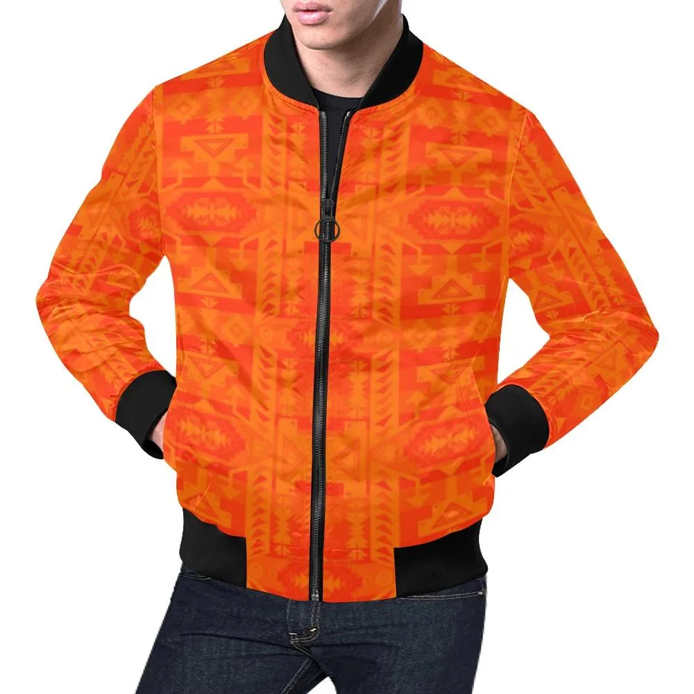 Chiefs Mountain Orange A feather for each Bomber Jacket for Men