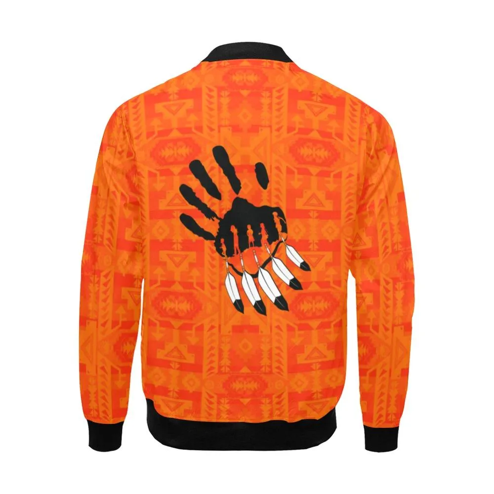 Chiefs Mountain Orange A feather for each Bomber Jacket for Men