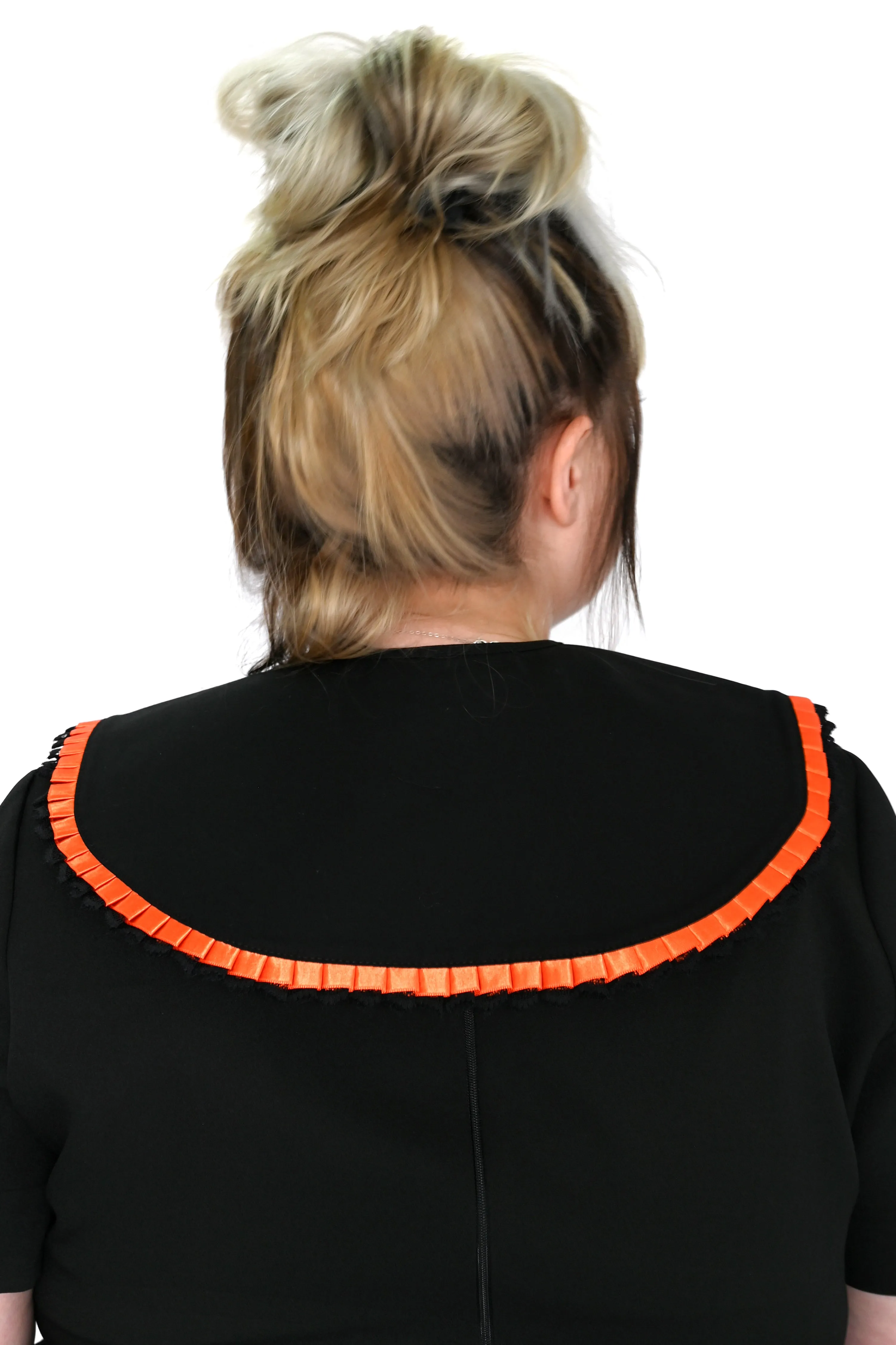 Claudia Collar - Black/Orange