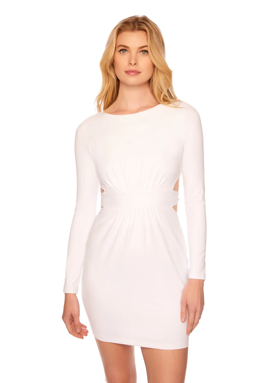 crew tie back dress