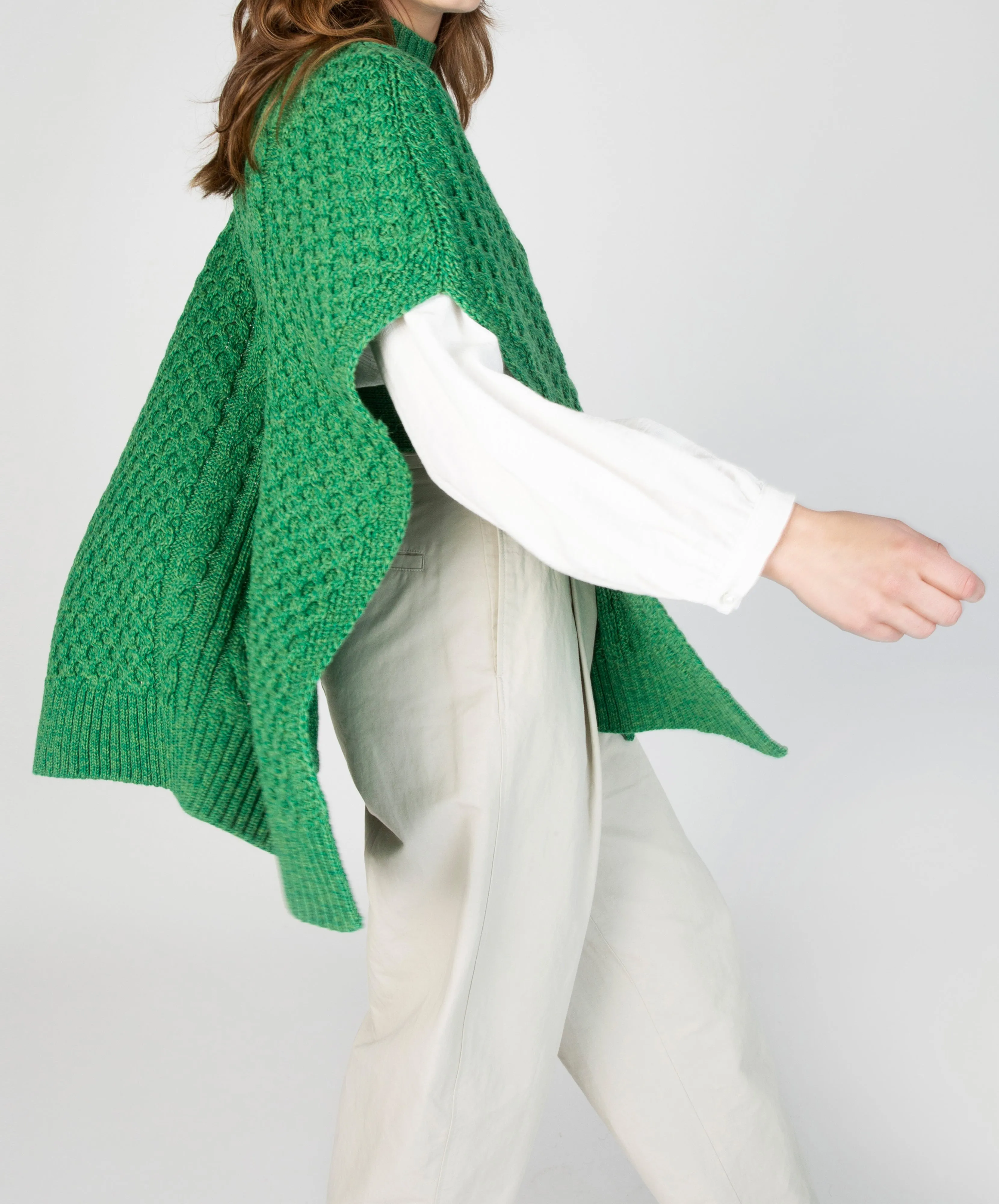 Crocus Horseshoe Cable Cape Green Marl