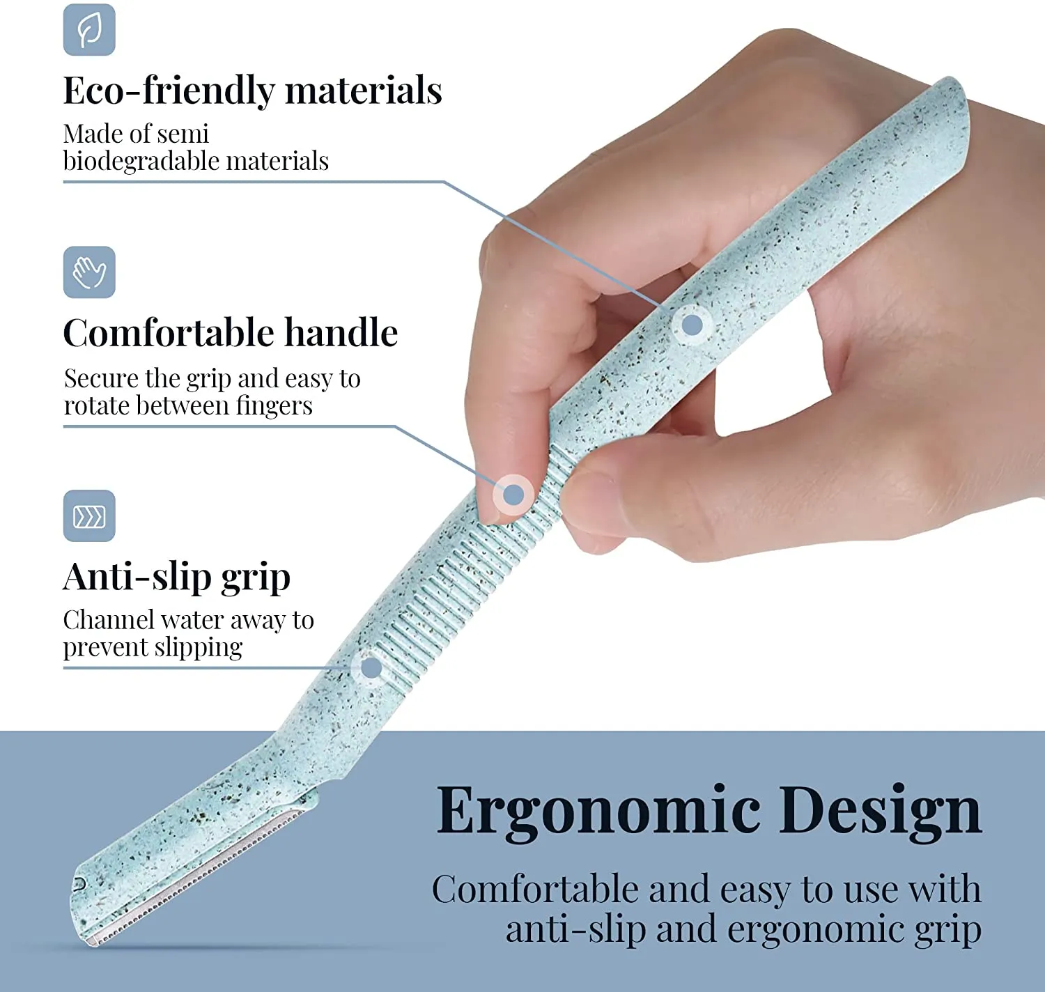 Dermaplaning Sustainable Exfoliation Tool