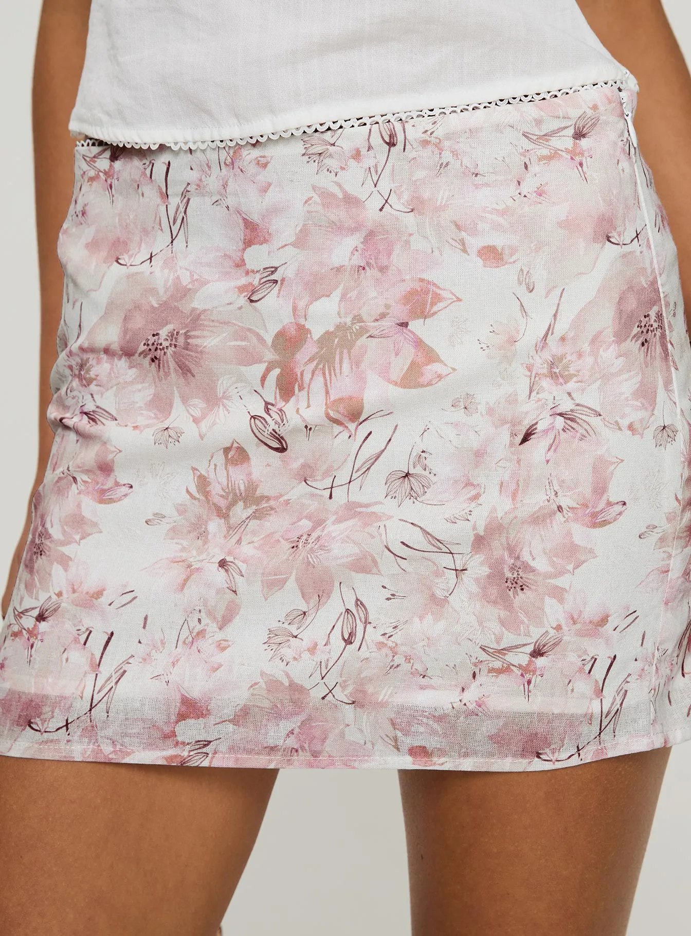 Gemelli Mini Skirt Floral