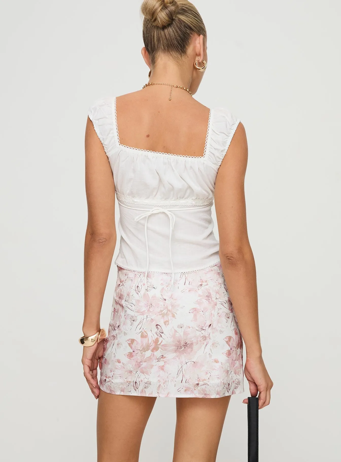 Gemelli Mini Skirt Floral