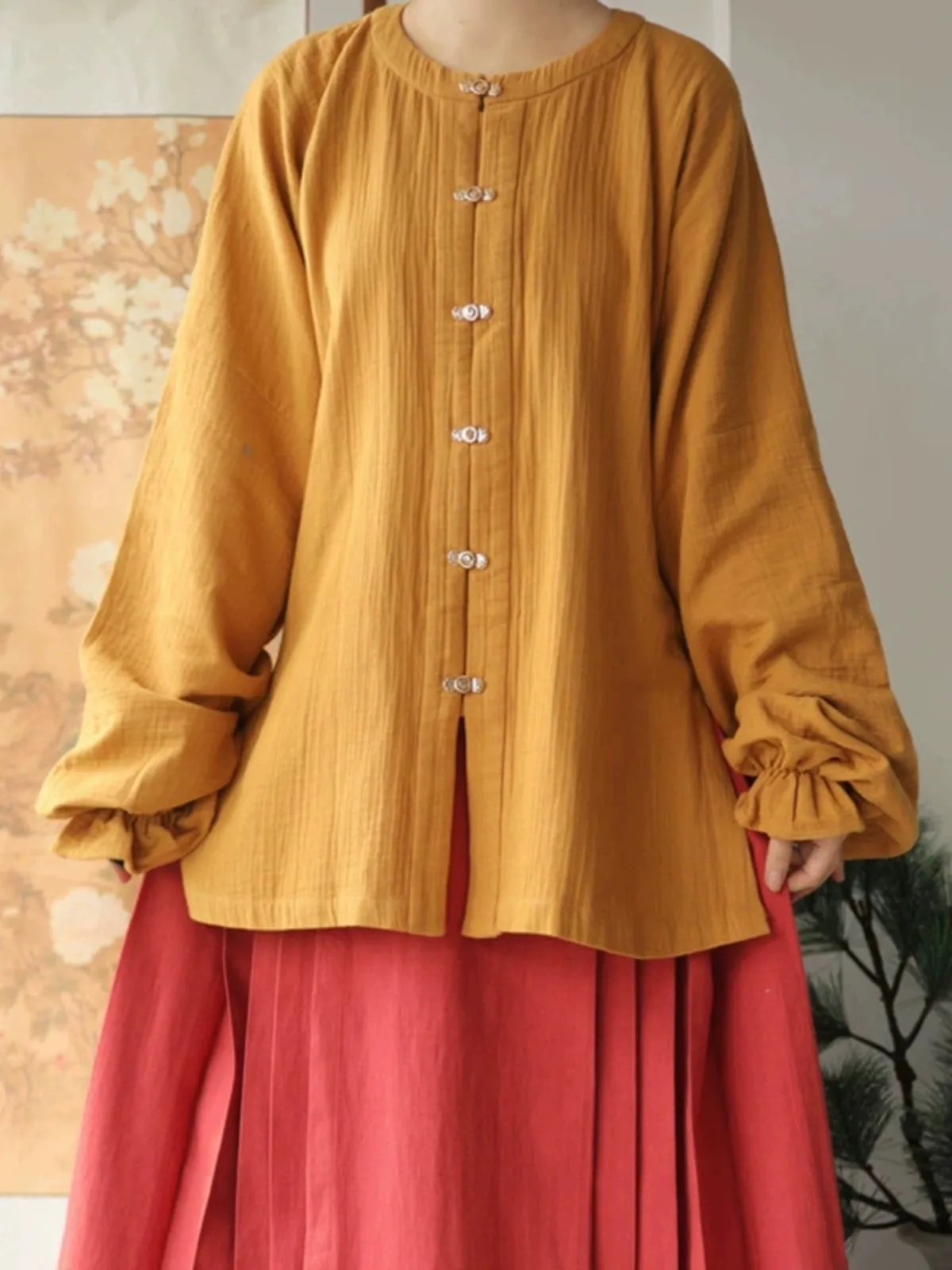 Gui Lu 归路 The Path Home Modernized Tang Ming Cotton Trousers Set