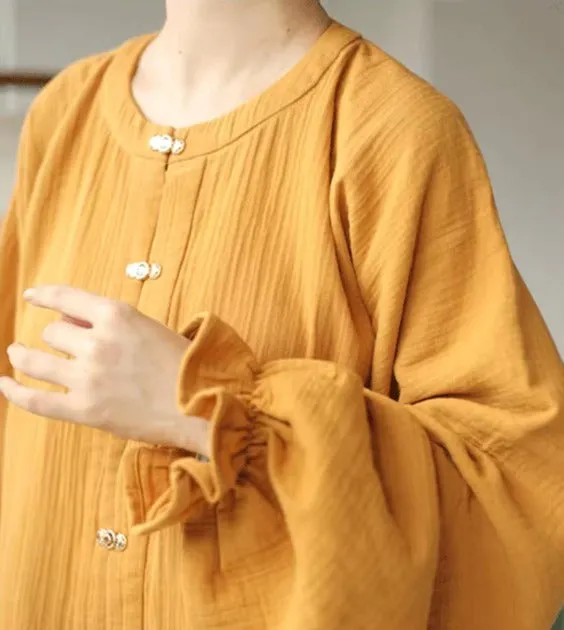 Gui Lu 归路 The Path Home Modernized Tang Ming Cotton Trousers Set