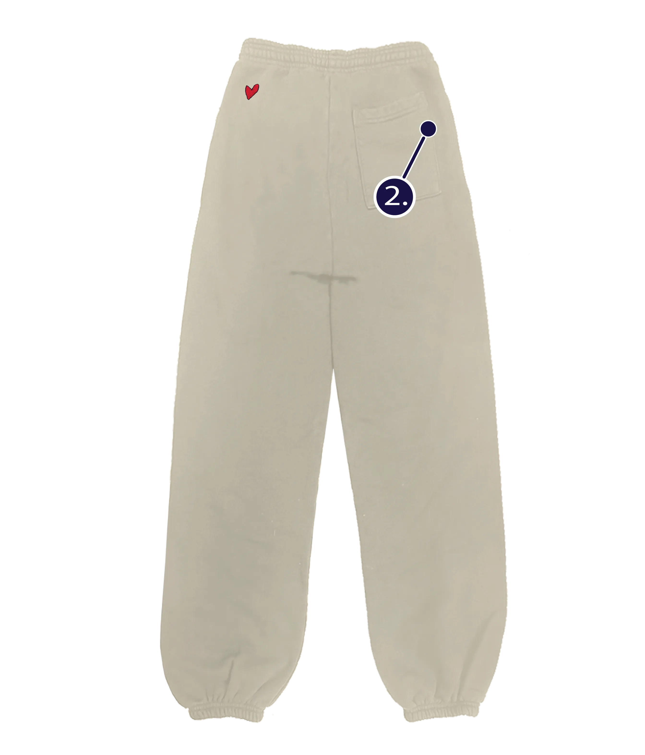 Magical Moments Custom Pet Portrait Heavy Fleece Cotton Sweatpants