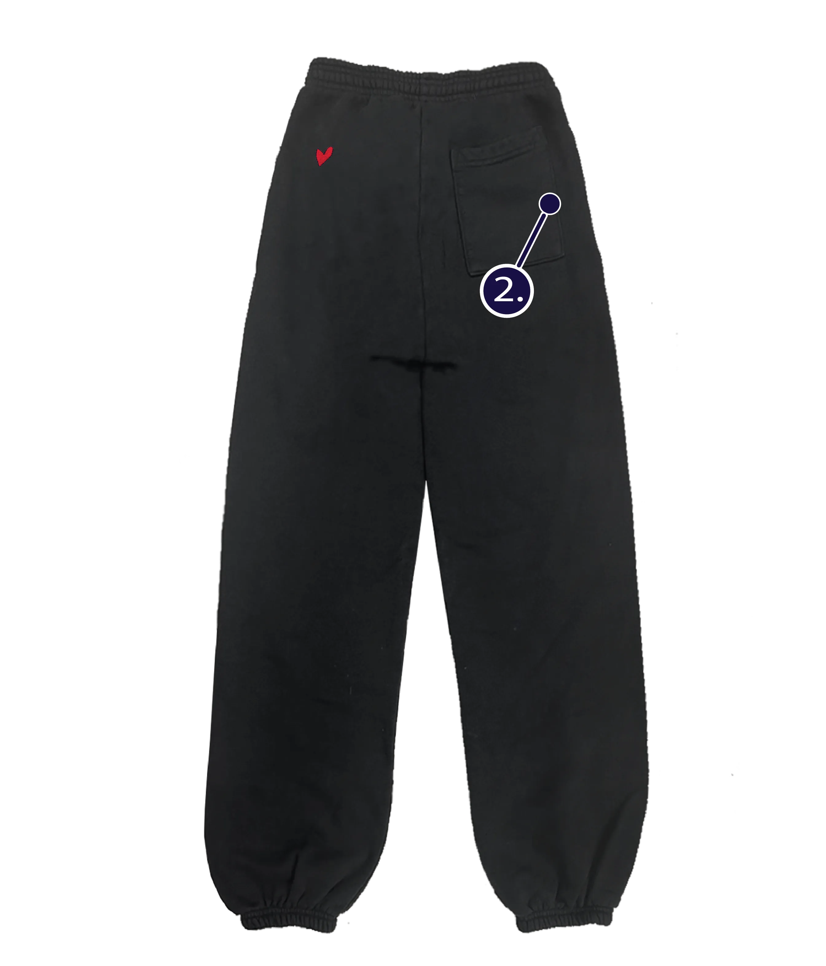 Magical Moments Custom Pet Portrait Heavy Fleece Cotton Sweatpants