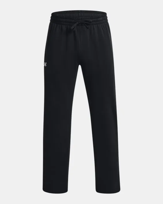 Men's UA Rival Fleece Pants- Black