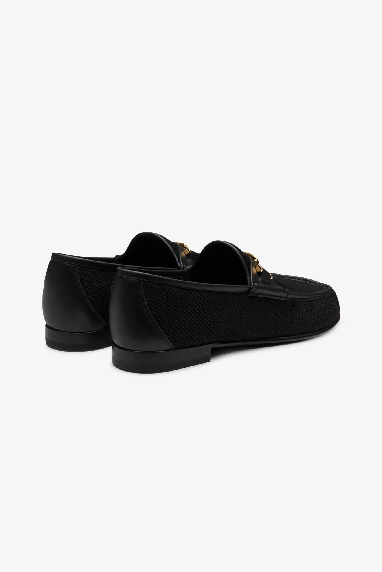 Mick Moccasin Mesh Black