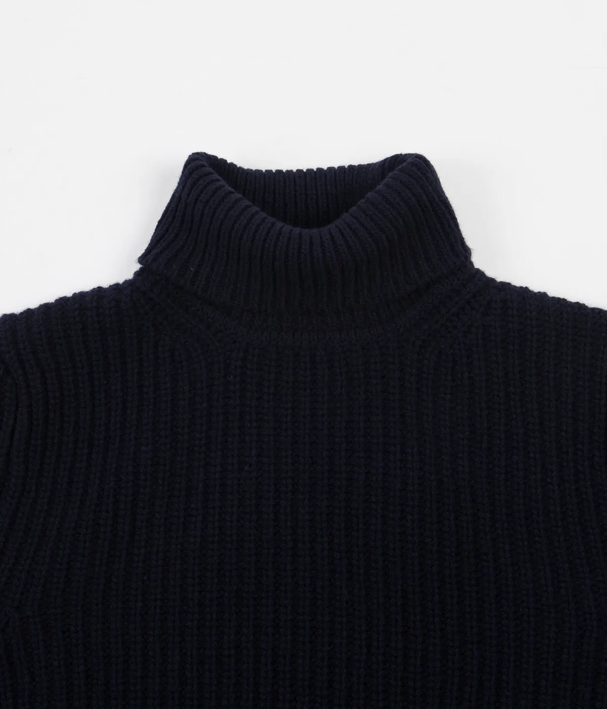 Norse Projects Arid Roll Neck Sweatshirt - Dark Navy