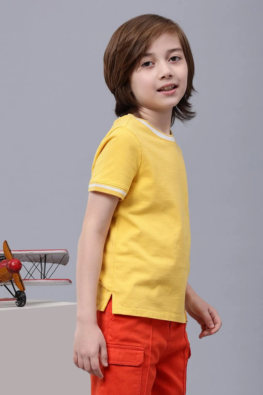 One Friday Kids Boys Cotton Design T-Shirt