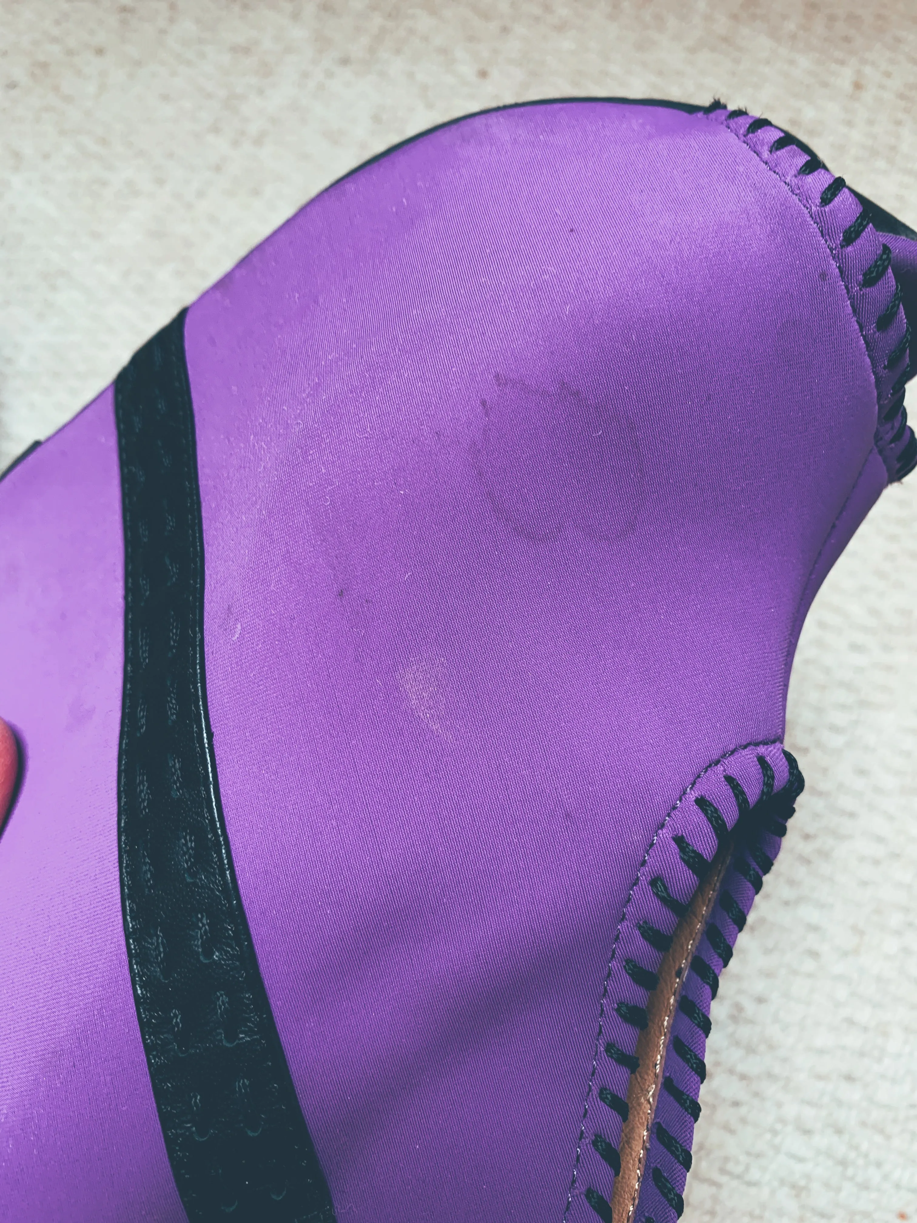Purple Neoprene Jefferey Campbell 'Havana' Wedges UK 4