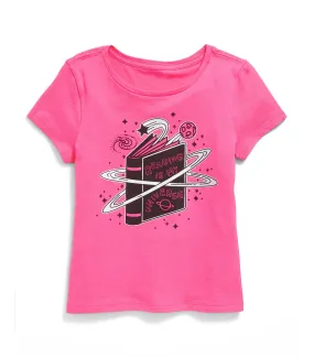 Short-Sleeve Graphic T-Shirt for Girls Pink Premier