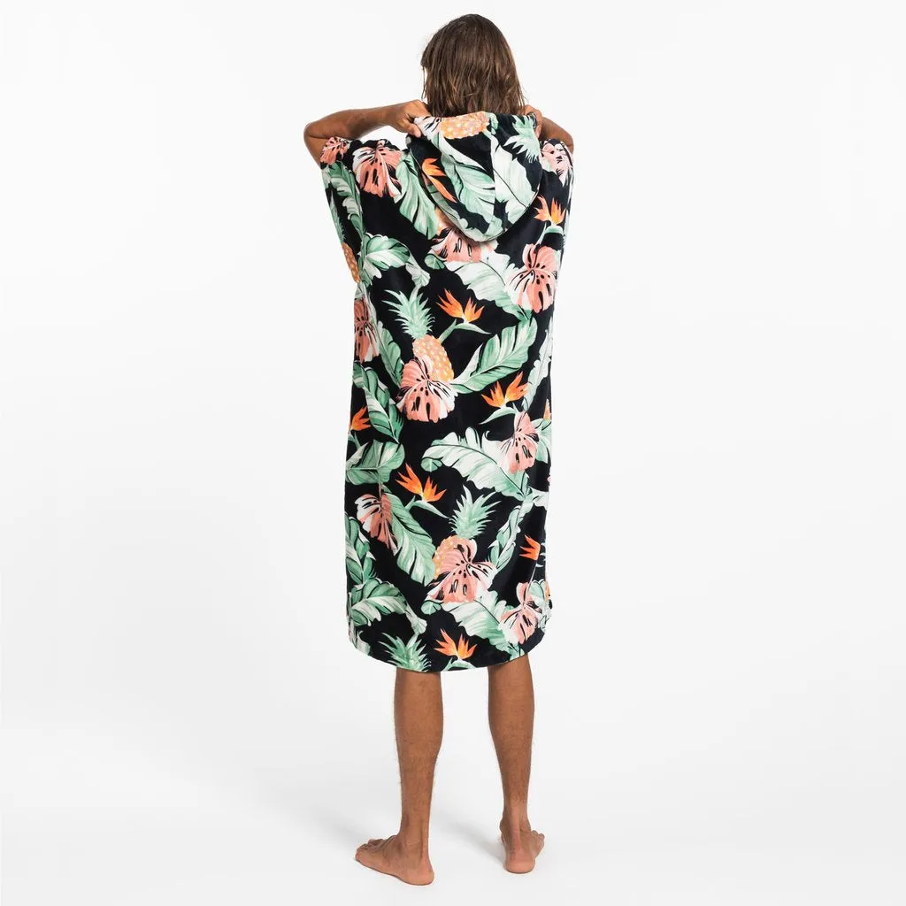 Slowtide Makai Changing Poncho-Black-LG/XL