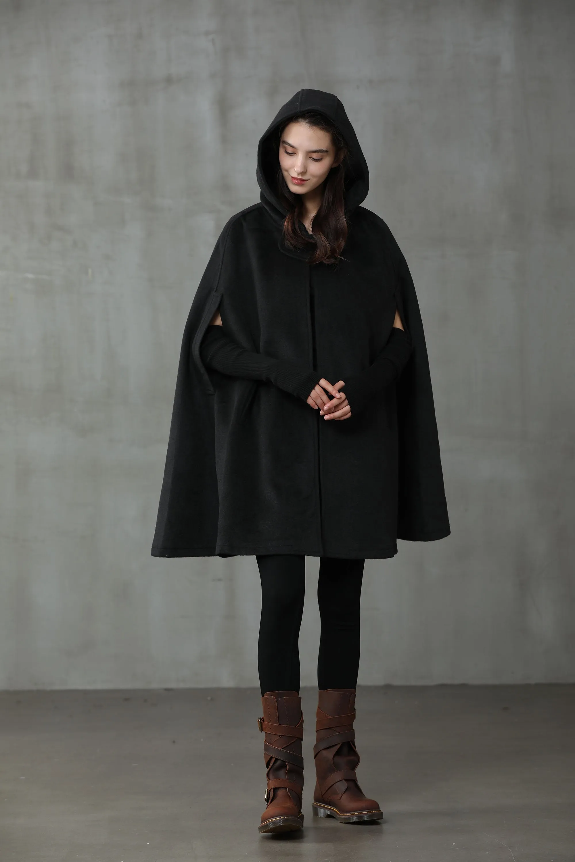 The New Yorker | Hooded Cashmere Cape