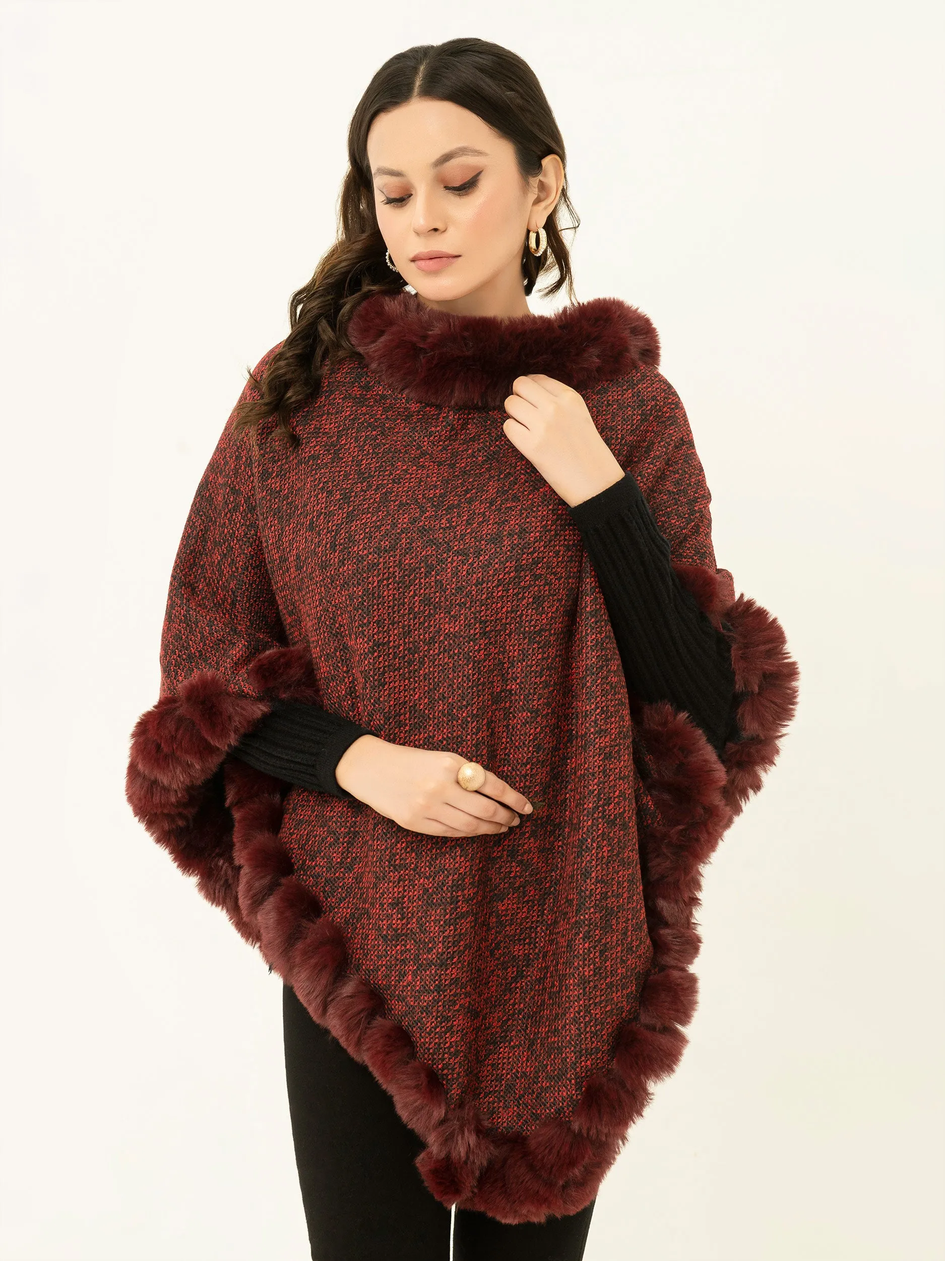 Two Tone Poncho