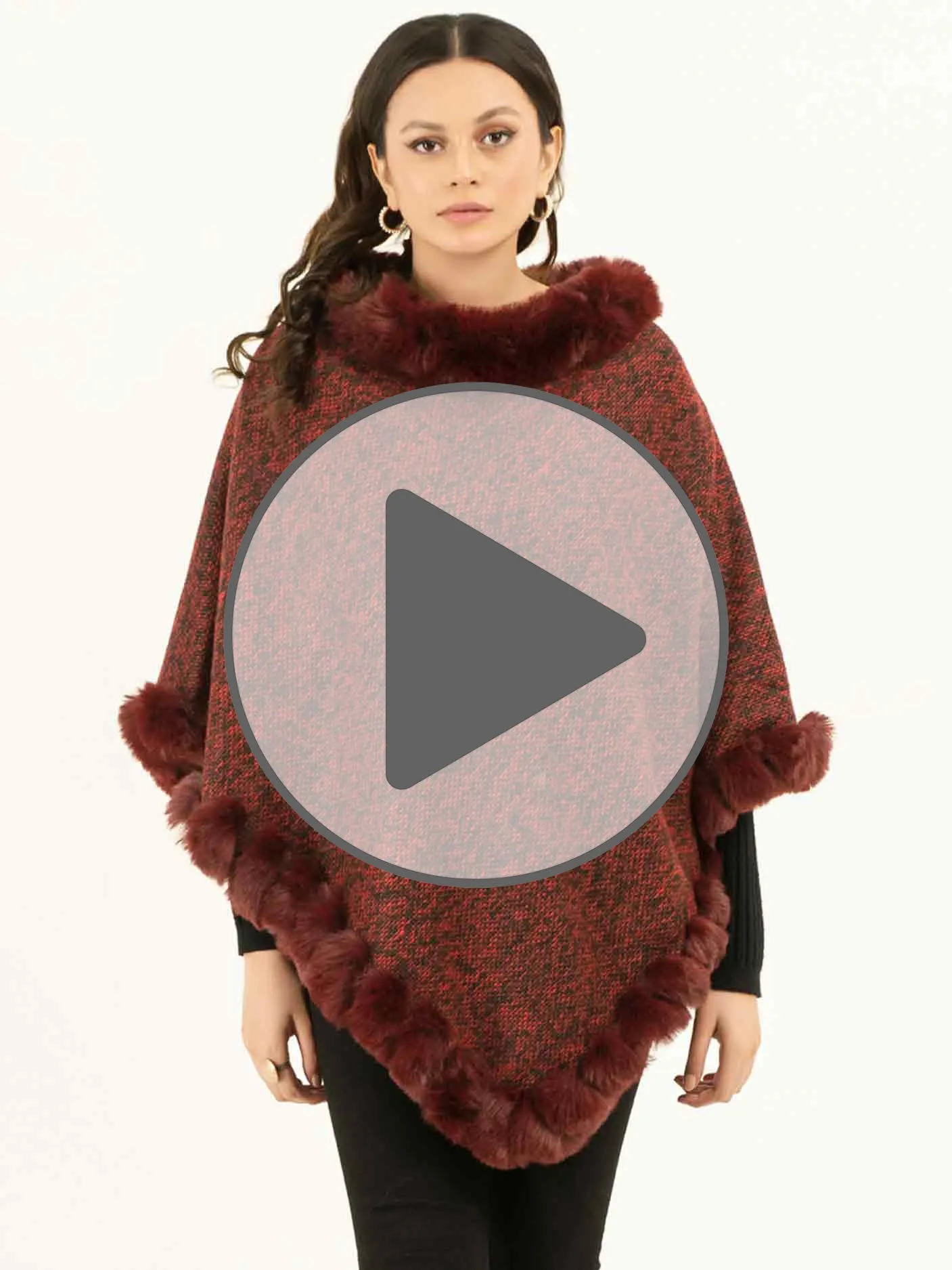 Two Tone Poncho