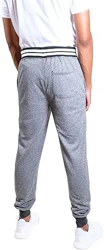 Ultra Game NBA Official Men’s Super Soft Game Day Jogger Sweatpants - Unisex, Atlanta Hawks, Black Mar|Atlanta Hawks