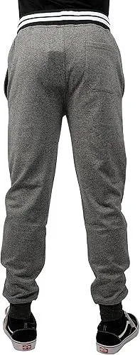 Ultra Game NBA Official Men’s Super Soft Game Day Jogger Sweatpants - Unisex, San Antonio Spurs, Black Marl|San Antonio Spurs