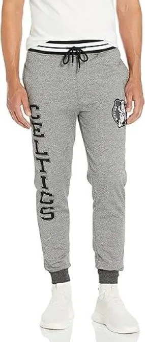 Ultra Game NBA Official Men’s Super Soft Game Day Jogger Sweatpants - Unisex, San Antonio Spurs, Black Marl|San Antonio Spurs
