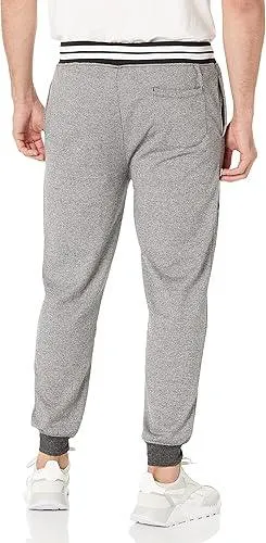 Ultra Game NBA Official Men’s Super Soft Game Day Jogger Sweatpants - Unisex, Utah Jazz, Black Marl|Utah Jazz