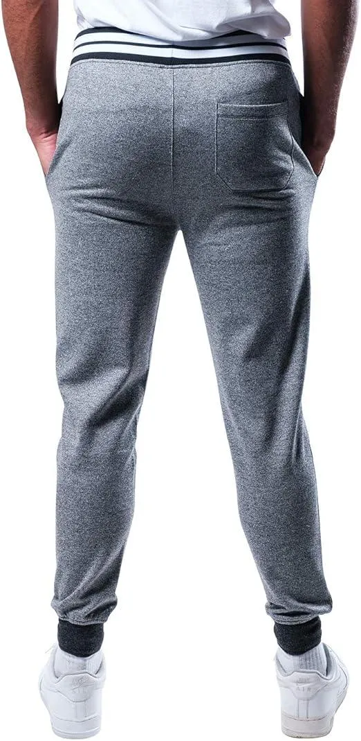 Ultra Game NBA Official Men’s Super Soft Game Day Jogger Sweatpants - Unisex, Utah Jazz, Black Marl|Utah Jazz