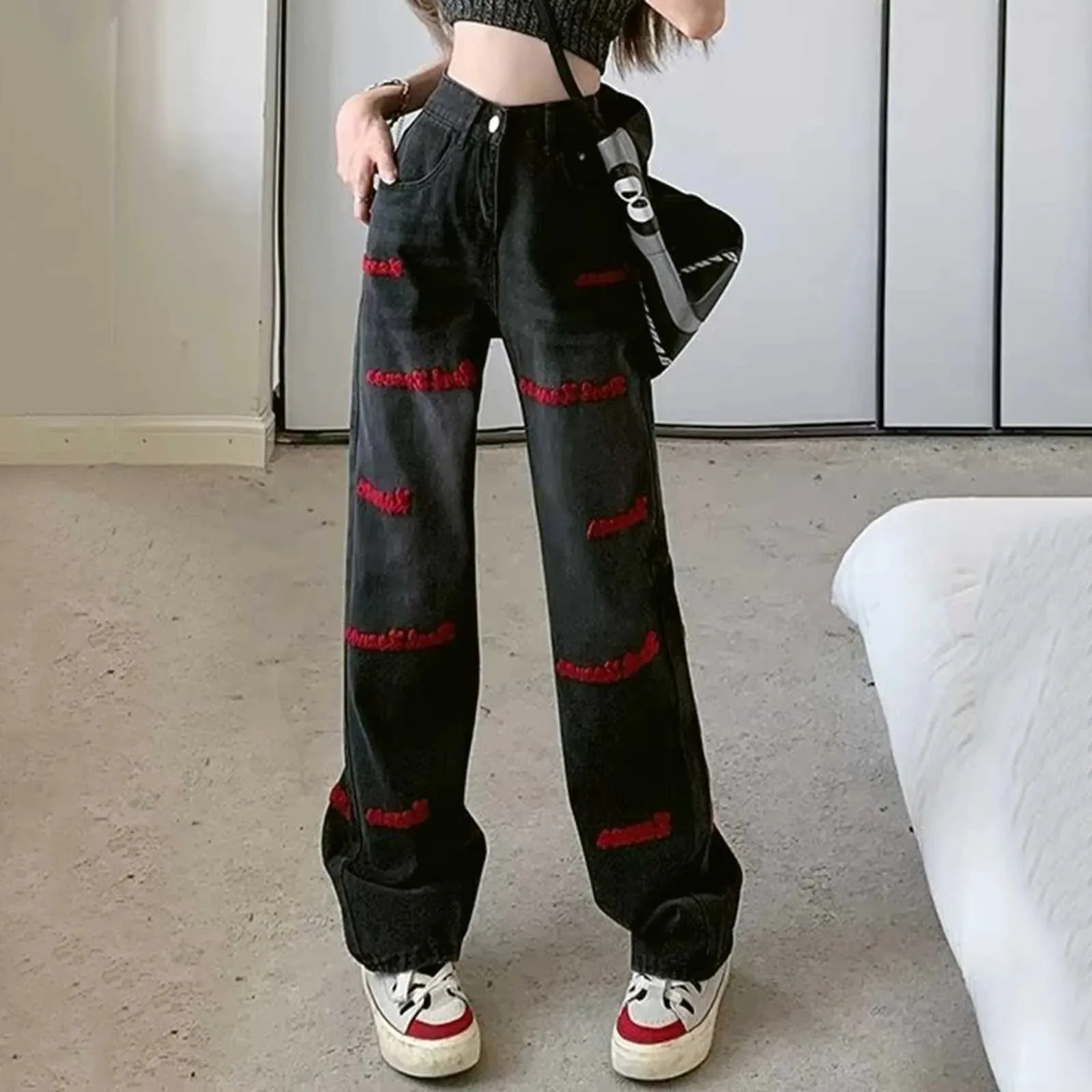 Vintage Baggy High Waist Oversize Sweatpants Jeans