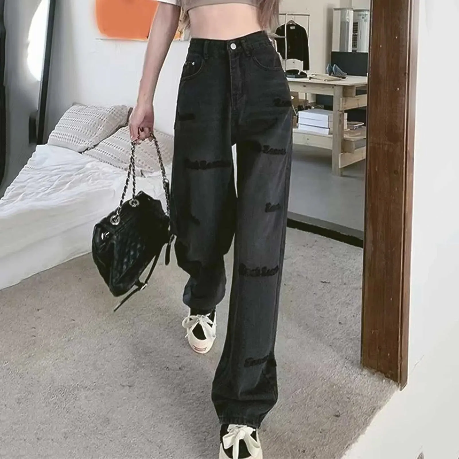 Vintage Baggy High Waist Oversize Sweatpants Jeans