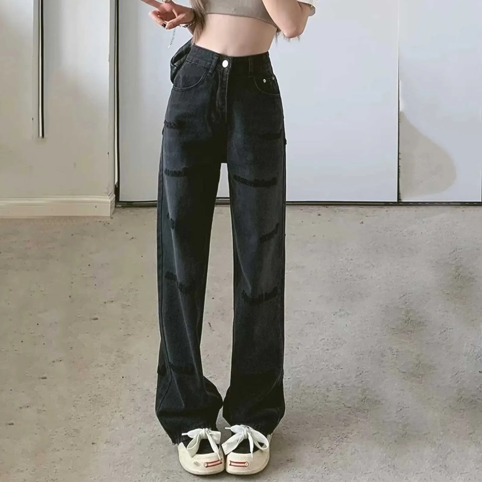 Vintage Baggy High Waist Oversize Sweatpants Jeans