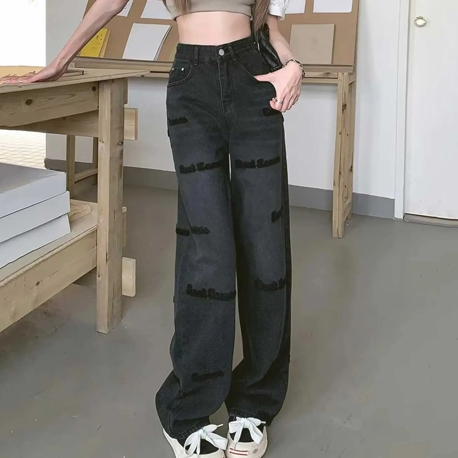 Vintage Baggy High Waist Oversize Sweatpants Jeans