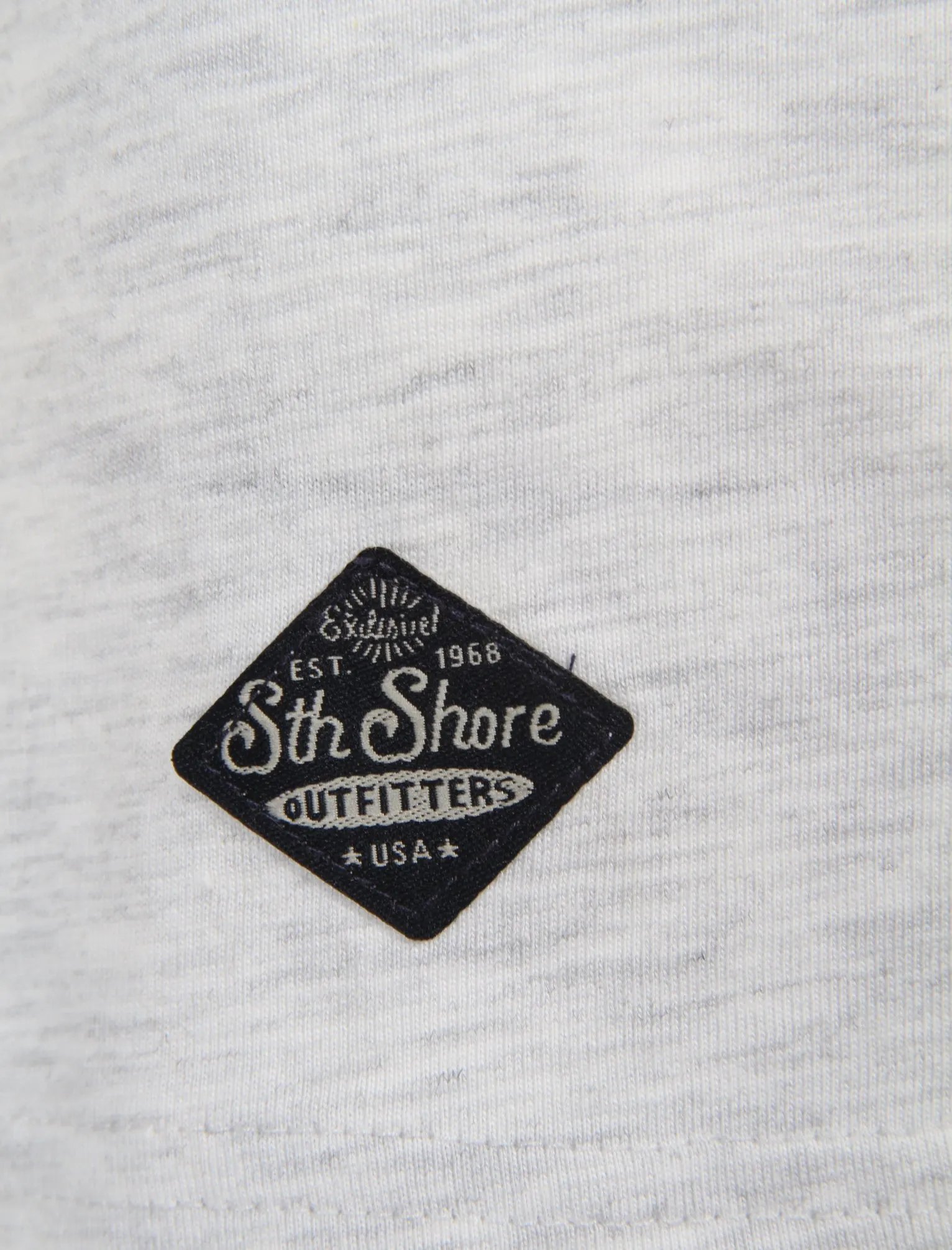 Westland Motorbike Print T-Shirt in Ice Grey Marl - South Shore