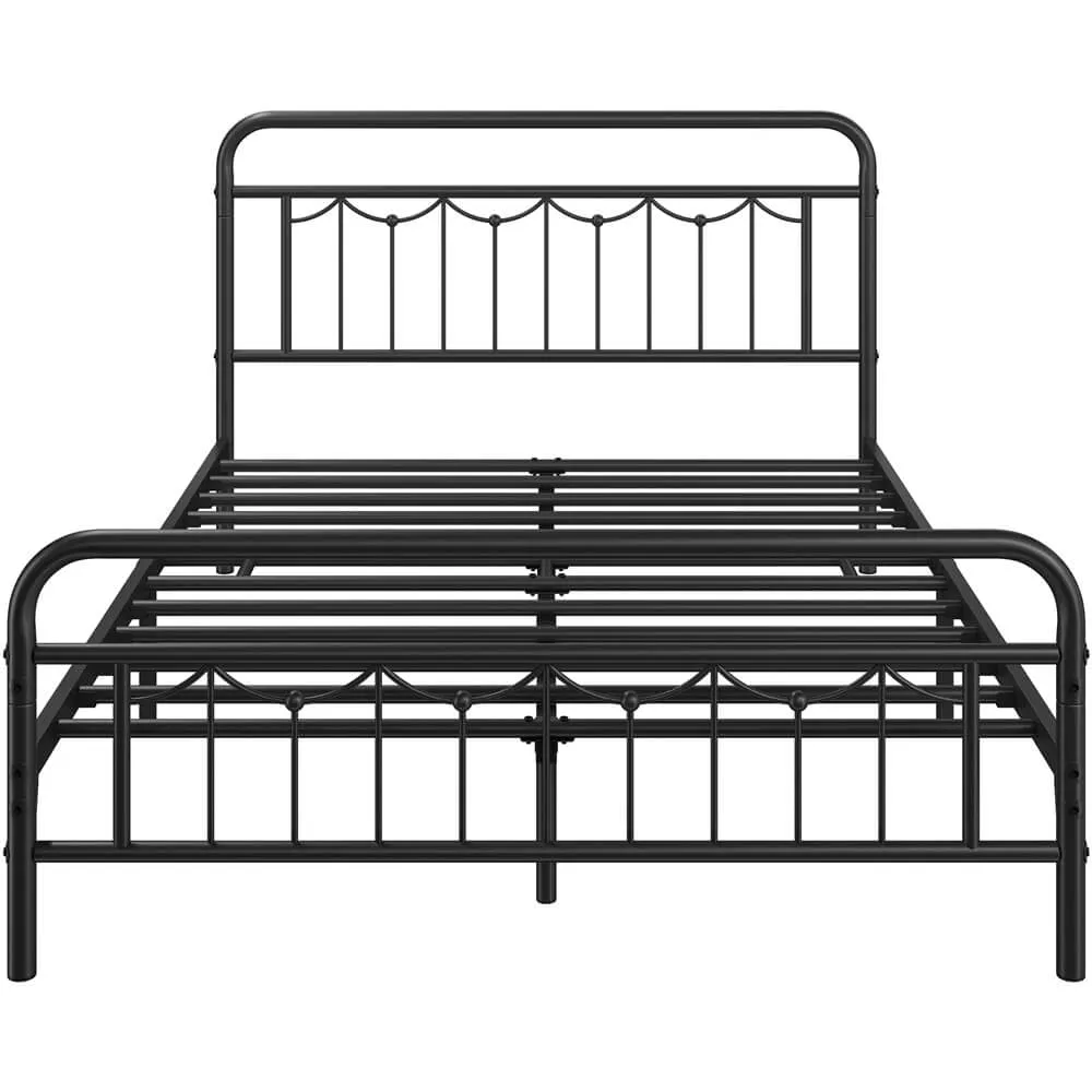 Yaheetech Metal Bed Frame with Headboard and Footboard